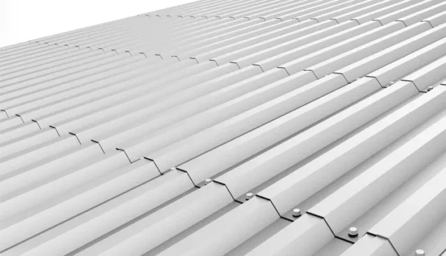 Telha zipada de metal